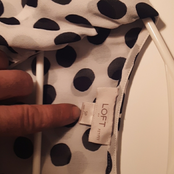 Loft by Anne Taylor ruffle neck blouse - Picture 3 of 6